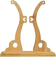 Chinese Hand Fan Stand Round Fan Display Stand Chinese Fan Rack Fan Holder Stand, Bmaboo Small