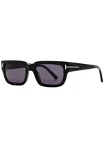 Tom Ford Ezra Rectangle-frame Sunglasses - Black ONE SIZE