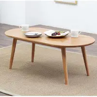 在飛比找ETMall東森購物網優惠-橡木茶幾現代簡約原木實木茶桌北歐客廳茶臺小戶型簡易矮桌子圓形