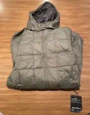 EDDIE BAUER ALTAMIRA DOWN PARKA COAT SPRIG REMOVABLE HOOD 650 FILL NWT