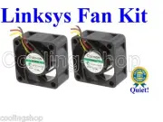 2x Replacement Sunon fans for Cisco SFE2000P PoE Switch Low Noise Level