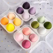 Set of 4 pack Value Makeup Foundation Blender Sponge Puff Cosmetic Beauty Eggs