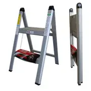 INDALEX 100kg Slimline 0.6m Aluminium Step Ladder TS-52