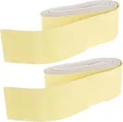 Tennis Badminton Racket Grip Tape 2pcs Paddle Anti-Skid Overgrip Moisture-Wicking Grip for Rackets Badminton Tape Yellow Gradient