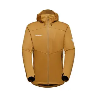 【Mammut 長毛象】Ultimate VII SO Hooded Jacket AF 第七代經典軟殼連帽外套 獵豹褐7502 男款 #1011-01780