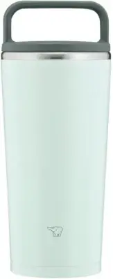 Zojirushi Mahobin Water Bottle Tumbler Carry Portable Handle 325ml Watery Green