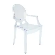 SK Designer Living | Replica Philippe Starck Louis Ghost Arm Chair | Clear