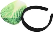 [SOESFOUFU] Cartoonish Cabbage Headband Funny Novelty Headdress for Birthday Holiday Party Attire