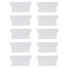 Base Plate Set of 10 White Vertical Blind Bottom Weight Slats Accessory