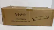 VIVO White Extra Sturdy Clamp-on Computer Keyboard & Mouse Under Desk Tray