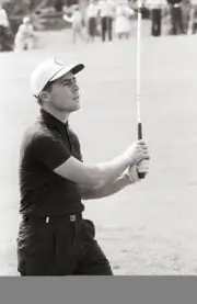 South Africa Gary Player in action at Aronimink Golf Club Newtown - Old Photo
