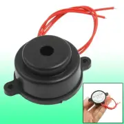 Black Housing AC 220V 2 Wire Industrial Electronic Alarm Sound Buzzer 80dB