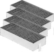 2024 4pcs Activated Carbon Filters For Extractor Hood Siemens Hz9vrcr0 17004796 / Bosch Hez9vrcr0 17004805 / Neff Z821vr0 - jjS