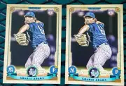CHANCE ADAMS 2019 Topps Gypsy Queen Logo Swap Variation SP #141 2-CARD LOT MINT+