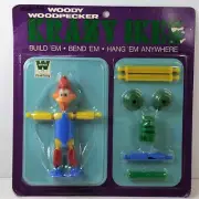 Vintage 1960's Krazy Ikes Woody Woodpecker New On Card Great Condition Very Rare