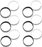 WEKAMOS Checkered Lattice Bracelets 12 Pack for Racing Party Decorations Sports Themes