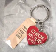 Bloch Chloe & Maud Heart Keychain Red/Silver NEW