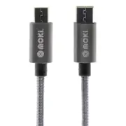 Moki ACC-MTCMB90 SynCharge USB-C to Micro USB Cable - 90cm - Black Braided [ACC-MTCMB90]