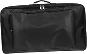 NOLITOY Electric Guitar Storage Bag Zipper Pouch Carry Case for Musicians Comfortable Handle Easy Access for Guitar Keyboard Players Black