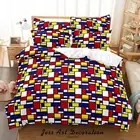 3D Geometry Graphic Pattern Quilt Cover Set Bedding Sets Pillowcases Queen