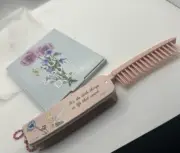 Tinker Bell Blue Comb Mirror Brush Set Peter Pan Disneyland Disneyworld Disney