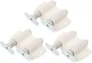 MOTHNUR 3pcs Rebound Cabinet Door Ball Catch Door Hardware Push Latch Shower Door Latch Push Latches for Cabinets Latches for Cabinet Doors Push in to Open Latch Hidden Latch