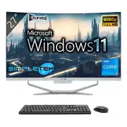 Aio All IN One I5 2.5ghz 27 " Curved 16gb 120gb Win11 PC Computer Fixed _