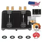 Hamilton Beach 4-Slice Toaster for Bagels with Automatic Shut-off & LED Display