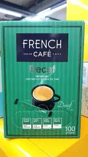 Korean French Cafe Decaffeinated Coffee Mix (100ea, Free Shipping)