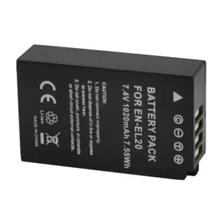 相機配件 EN-EL20電池適用于尼康COOLPIX P1000 P950 A J1 J2 J3 S1 BMPCC