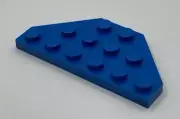 Lego 2419 Blue Wedge Plate 3 x 6 Cut Corners Element 241923