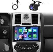 8inch Car Stereo Radio Carplay GPS Navigation Compatible for Chrysler 300/C-harger 2005-2007