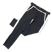 NWT Vince Side Strapping Tuxedo Trouser in Coastal Stretch Wool Ankle Pants 6