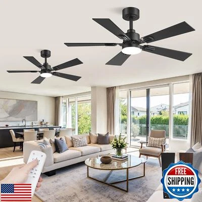 Fanbulous 2 Pack of 42 Ceiling Fans with Lights and Remote, Modern Low Profil