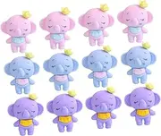 jojofuny 36pcs Cute Elephant Erasers for Fun Mini Pencil Top Erasers Bulk Novelty School Supplies Versatile Unique Design for Home Office Study Areas