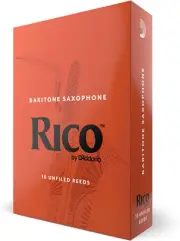 by D'Addario Baritone Sax Reeds, Strength 3.5, 10-Pack