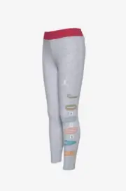 Jordan Girls Jumpman BFF Athletic Leggings Size M Gray / Pink