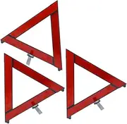 HOMOCONO Triangular Reflective Sign Road Warning Sign Emergency Stop Car Reflective Safety Triangle