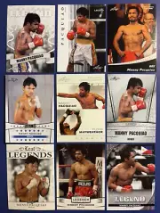 MANNY PACQUIAO PHILIPPINES LEGENDS LOT (9) 2022-2024 LEGEND BOXING CARDS