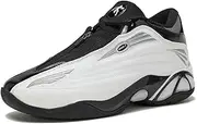 [AND1] Mad Game Pro Mens Basketball Shoes, White or Black Basketball Shoes Men, Retro Leather Athletic Sports Sneakers Mens Size 9-14