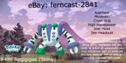 Pokemon Legends Arceus Shiny Regigigas Max Effort Fast Delivery