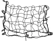 ETHZZLE 1 Set Cargo Net for Car Roof Rack Automotive Storage Organizer with Hooks Design for Securing Luggage Groceries Sports Gear During Travel