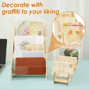 2Pcs Greeting Card Display Stand 3 Tiers Greeting Card Organizer 12 Card wePBe