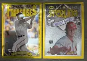 2023 Topps Finest Gold Rare Baseball Card Lot - Buster Posey Nolan Gorman