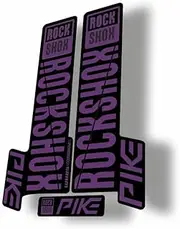 Fork Replacement Decal Sticker Compatibale for Rock Shox Pike 2018 Series Purple (Matte)