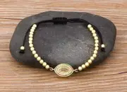 Women's Fashion Jewelry Gold Fatima Hand Evil Eye Charm Anklet Bohemian 386