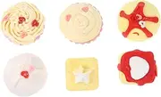 FOYTOKI Pack Natural Sea Salt Bath Balls Cake Shape Relaxing Spa for Women Fizzing Bathing Balls Set