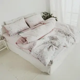 【絲薇諾】MIT精梳純棉 花卉 四件式 被套床包組 露草花(加大)