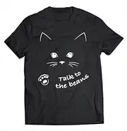 [keoStore] Talk to The Beans Funny Cat Paw Ears and Whiskers Graphic Tank Top ds460 T-Shirt