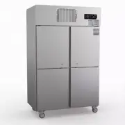 Thermaster Tropical 4 X 1/2 Door Ss Fridge - Commercial Solid Door Upright F...